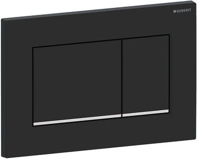 Geberit Sigma30 Bedienplatte 2-Tasten - Mattschwarz