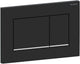 Geberit Sigma30 Bedienplatte 2-Tasten - Mattschwarz