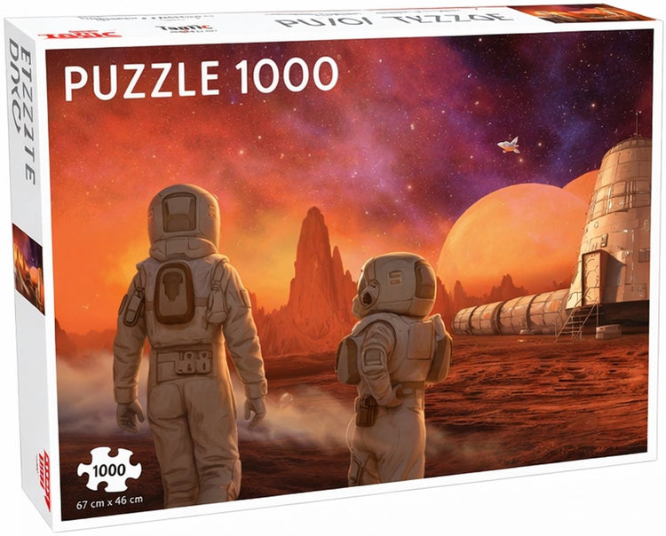 Taktik-Futuroskop-Mission zum Mars – Puzzle – 1000 Teile – futuristisches Weltraumerlebnis – elegantes und beruhigendes Design – hohe skandinavische Qualität