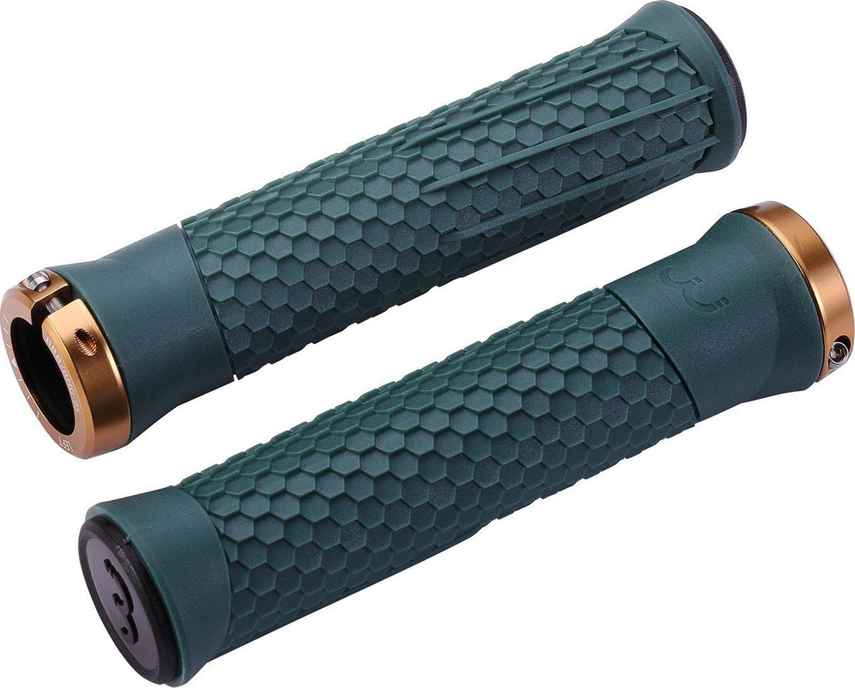 BBB Fahrradgriffe Fahrrad Python – Fahrradgriffe mit maximalem Halt – moosgrün – Länge 142 mm – bhg-95
