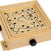 Kleines Fußholz Labyrinth Marmorspiel