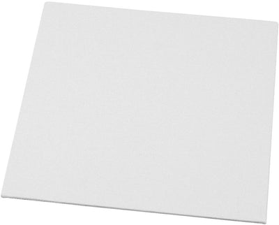 Creativ Company Leinwandpaneel, Größe 20x20 cm, Stärke 3 mm, 280 g, weiß, 10 Stück 1 Karton