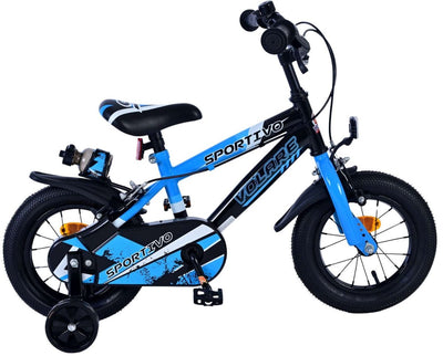 Volare Sportivo Kinderbike Jungen 12 Zoll blau schwarze zwei Handbremsen