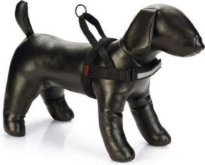 Beeztees Parinca Comfort Hundegeschirr Nylon schwarz 52-62 cm x 25 mm