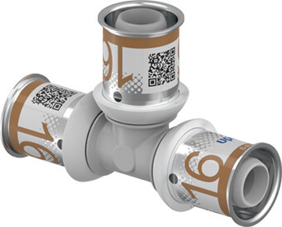 Uponor S-Press Plus PPSU T-Stück – 16 mm Presse