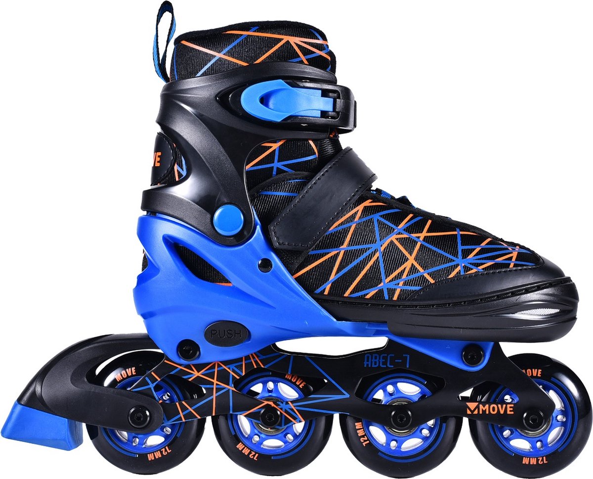 Move Inlineskates: Streifen schwarz blau (562410) Größe 30 33