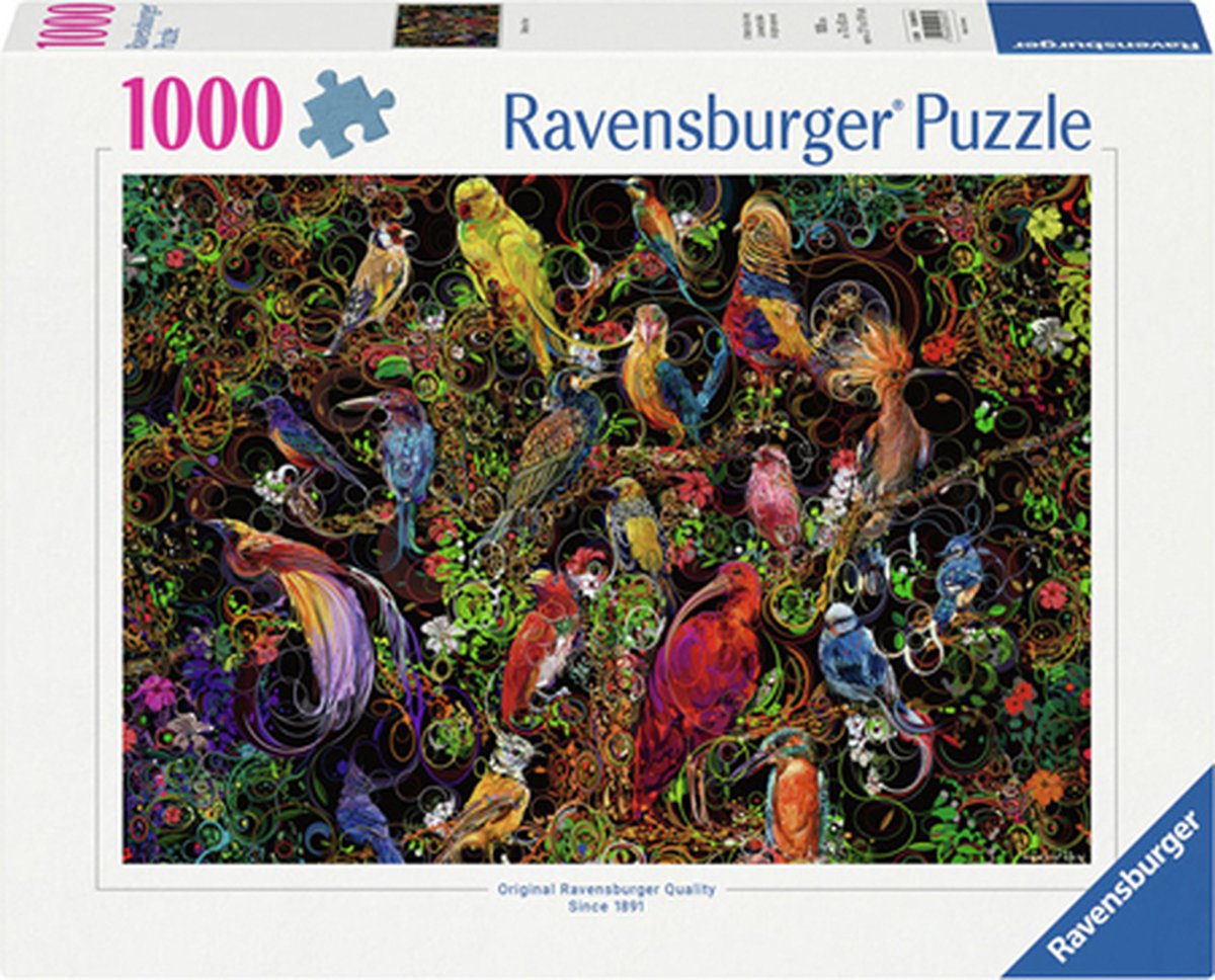 Ravensburger Jigsaw Puzzle schöne Vögel, 1000st.