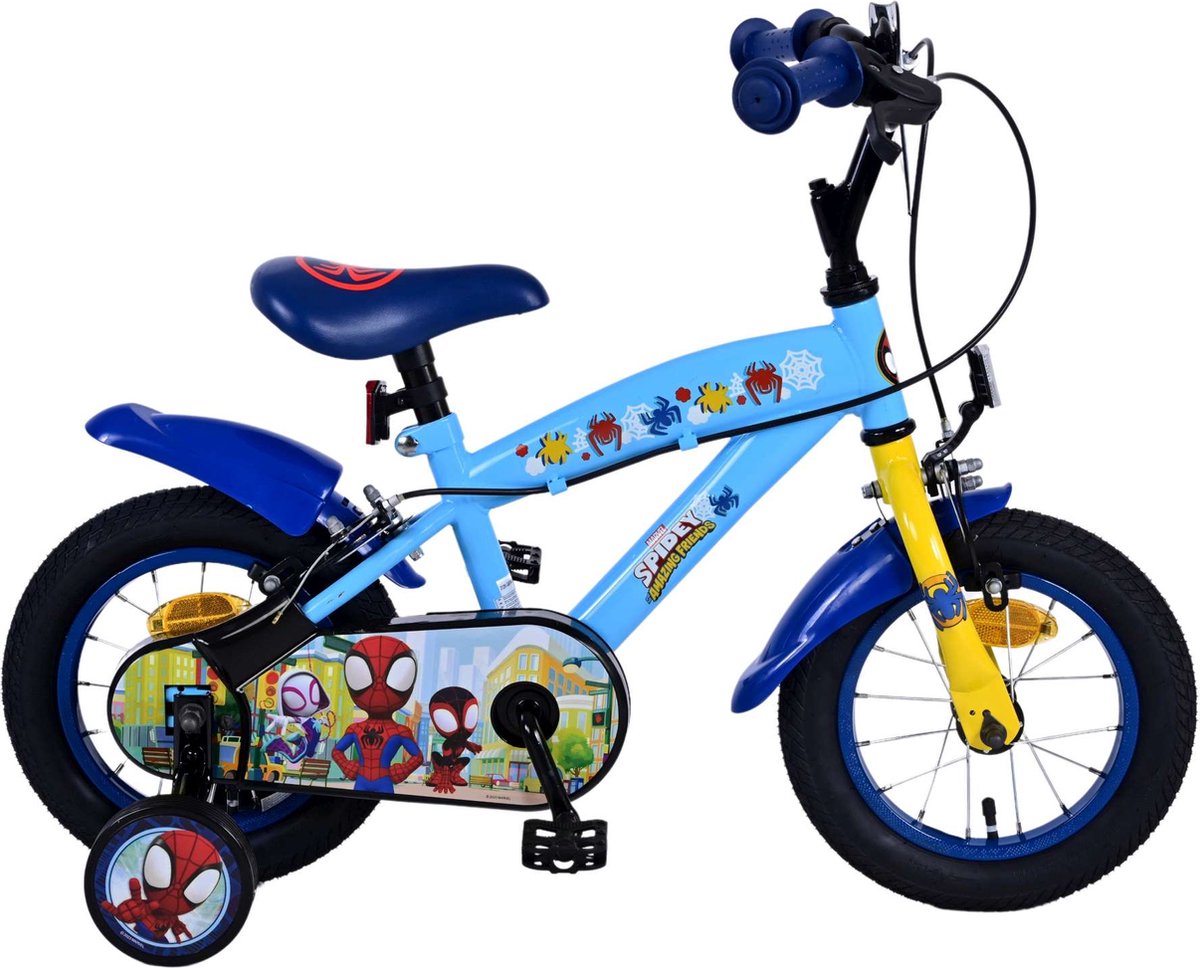 Spidey und seine erstaunlichen Freunde Spidey Children's Bike Boys 12 Zoll blau zwei Handbremsen