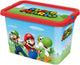 Markenlose Sans-Marque-Aufbewahrungs-Klickbox, 7 l, Super Mario