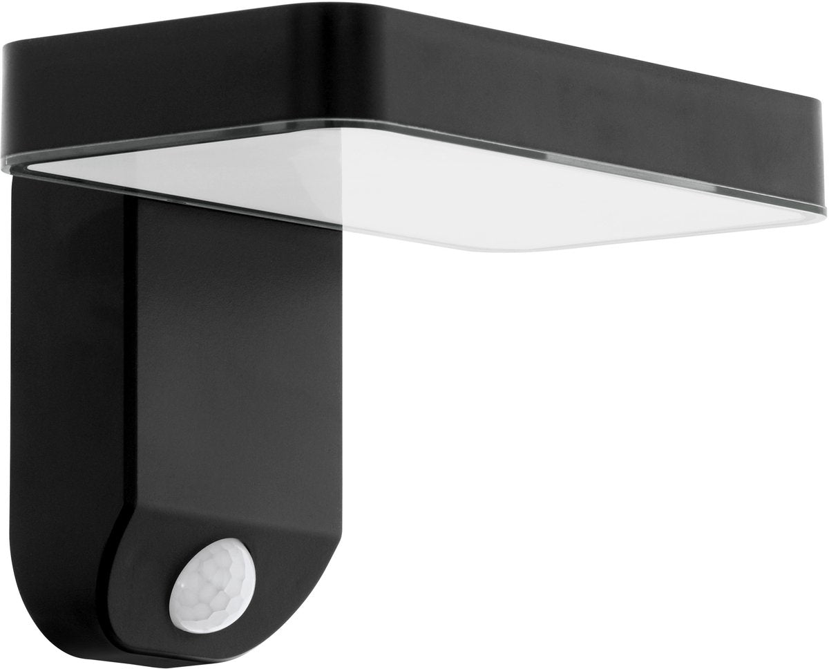 Eglo Pastion Solar-Außenwandleuchte - Sensor - Solar - 18 cm - Schwarz