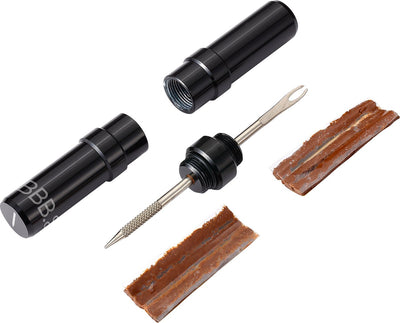 BBB Cycling Punctureplugger Tubeless-Reparaturset Rennrad – Ideal für Reifenreparaturen unterwegs – Tubeless-Reparaturset – Fahrradwerkzeuge – BTL-185