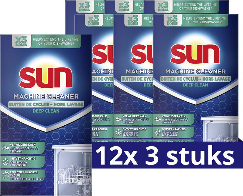 Sun Maschinenreiniger – Out-Wash – 36 Stück – Vorteilspack