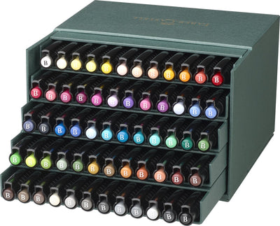 Faber-Castell Faber Castell Zeichenstift – Pitt Artist Pen – Pinsel – 60 Stück – Studiobox – FC-167193