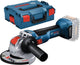 Bosch GWX 18 V-10 18 V Li-Ionen-Akku X-Lock-Winkelschleifergehäuse in L-Boxx – 125 mm – bürstenlos