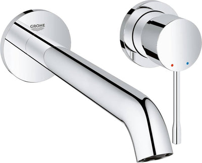 Grohe Essence neue Wand-Einbau-Waschtischarmatur – Unterputz-Einheit – ohne Unterputz-Einheit – langer Auslauf – Chrom – wassersparend