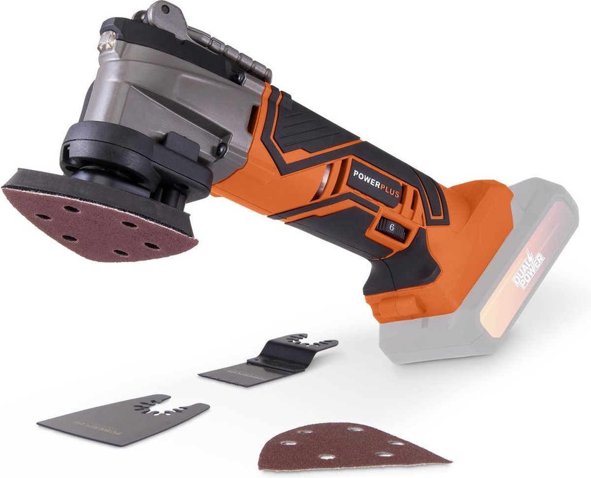 Powerplus Dual Power PowDP4060 oszillierendes Multitool 20 V (ohne Akku)