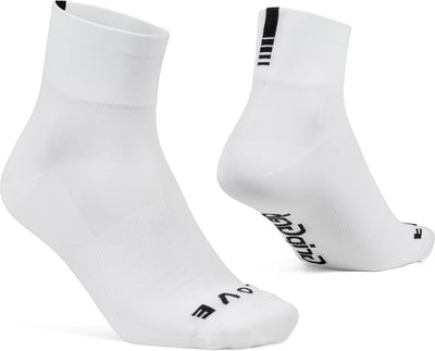 Gripgrab – leichte SL Short Performance Sommer-Radsocken 1 Paar Coolmax-Radsocken mit niedrigem Schnitt – weiß – Unisex – Größe XS (35–38)