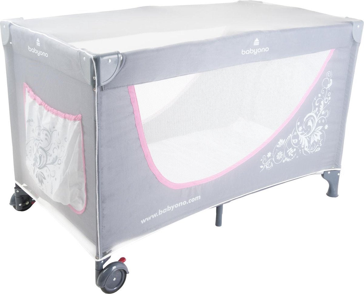 Babyono Moskitonetz - Babykalbane - für Babybett - Campingbettchen