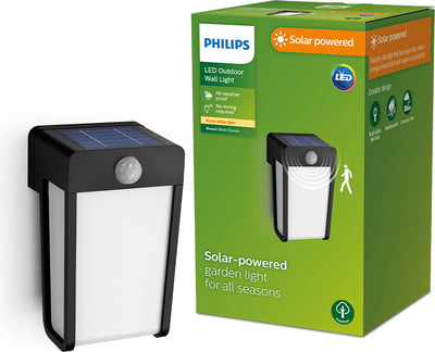 Philips LED Philips Shroud Solar-Wandleuchte – mit opalem Lichtelement