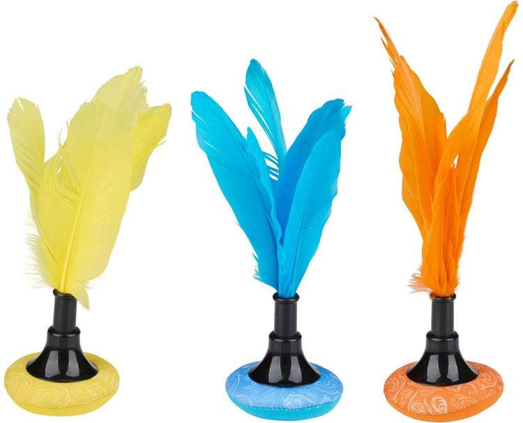 Eddy Toys Fuß-Shuttle-Spiel – Fuß-Badminton – Outdoor-Spielzeug für Kinder – sortiert