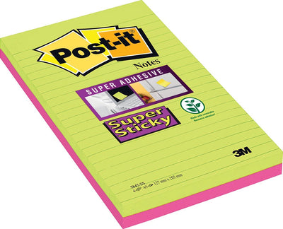 Super Haftnotizen Post-it 125x200 Neon