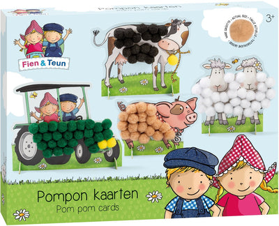 Bambino -Spielzeug Fien Teun Pompom spielt