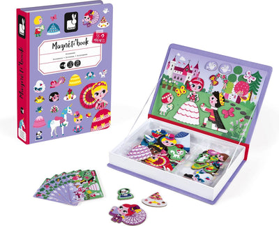 Janod - Magnetibook - Prinzessinnen - Magnetbuch-Spielset