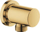 Grohe rain shower connection bend round - cool sunrise (gold)