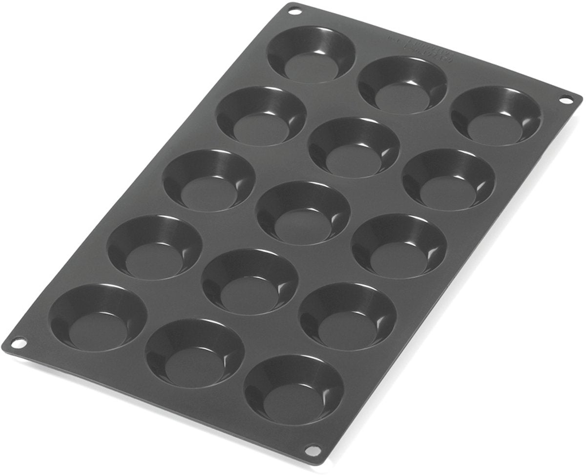 Lékué Backform 15 Tartelettes – Silikon – Schwarz