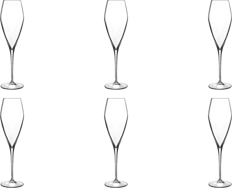 Luigi Bormioli Atelier Champagnerglas groß – 270 ml – 6 Stück
