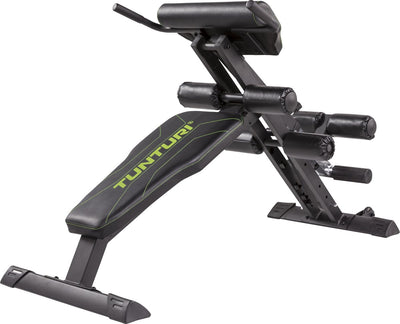 Tunturi ct80 Coretrainer - Fitnessbank - klappbar - Bauchmuskelbank - Bauchmuskeltrainer - verschiedene Trainingsmöglichkeiten - Belastbarkeit bis 150kg - inkl. kostenlose Fitness-App