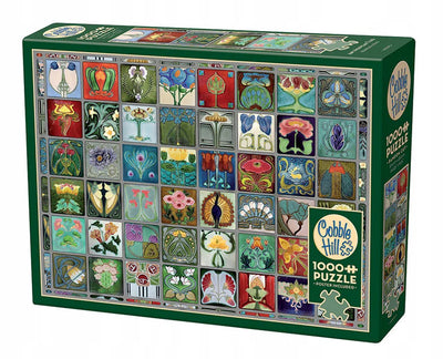 Cobble Hill Jugendstil-Fliesenpuzzle 1000 Teile