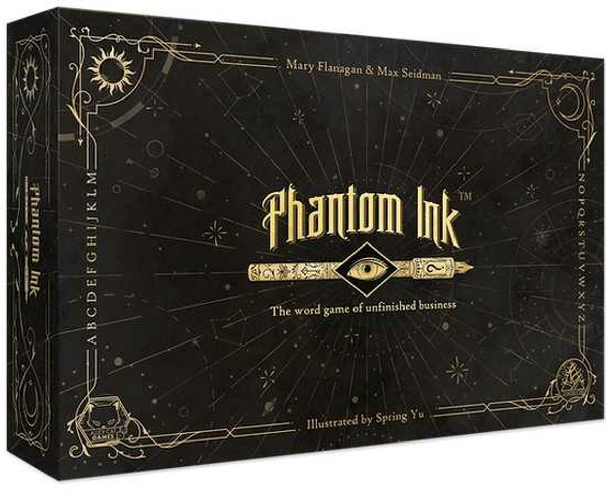 Asmodee Brettspiel Phantom Ink – Partyspiel für 4-8 Spieler Englisch.