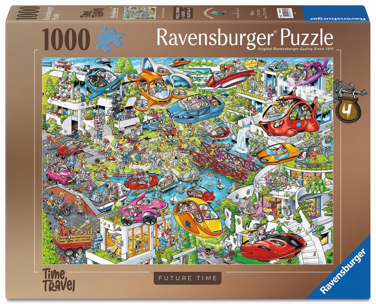 Ravensburger Puzzle Zeitreise 4 Zukunft - 1000 Teile.