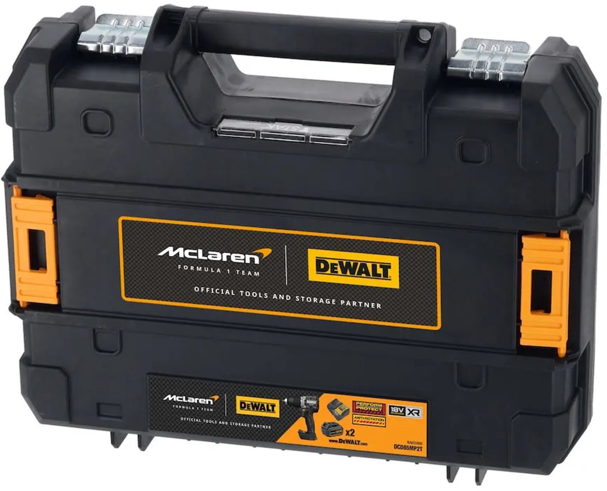 Dewalt dcd85mp2t-qw – McLaren Limited Edition 18 V XR Kompakt-Schraubendreher – dcd85mp2t-qw