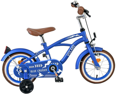 Volare Blue Cruiser Kinderfahrrad – Jungen – 12 Zoll – Blau – 85 % zusammengebaut