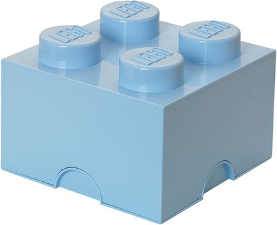 Zimmer Kopenhagen Lego Storage Brick 4 Hellblau
