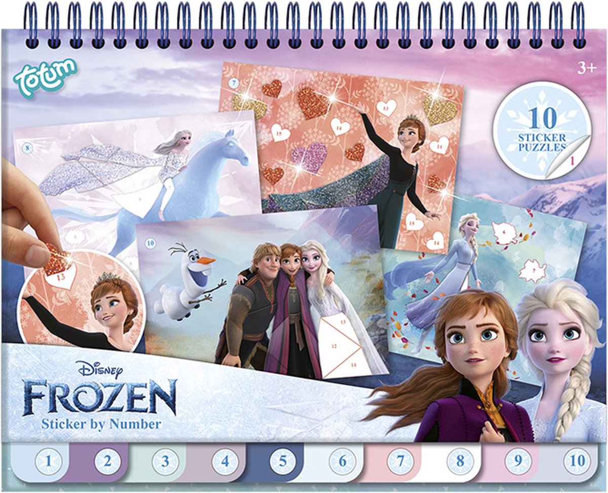 Totum Frozen kleben nach Zahlenbuch