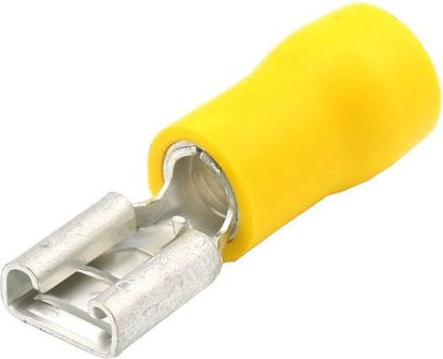 Carpoint Flachstifthülse 543 gelb 6,3x0,8mm 10 Stück