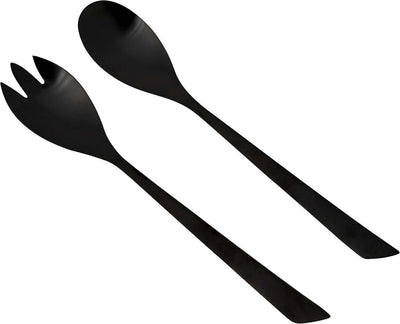 Bo-Camp - Industrial - Salatbesteck - Fay - 2-teilig - Edelstahl - Schwarz