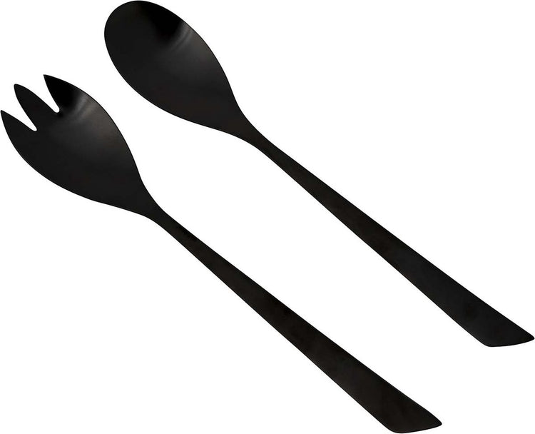 Bo-Camp - Industrial - Salatbesteck - Fay - 2-teilig - Edelstahl - Schwarz