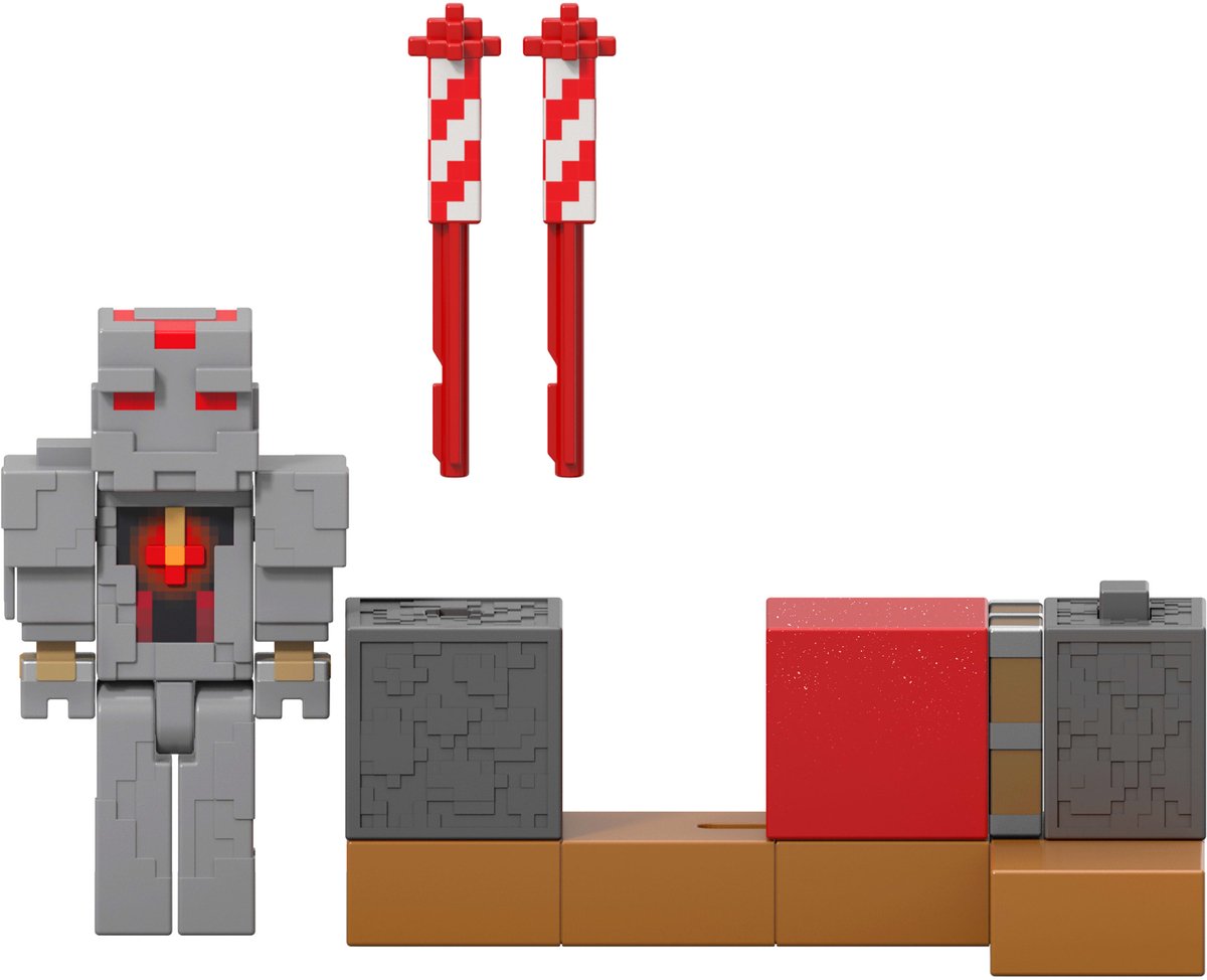 Mattel Minecraft Redstone Charged Protector's Feuerwerkswerfer