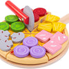 Bigjigs Holzpizza mit Belagerung