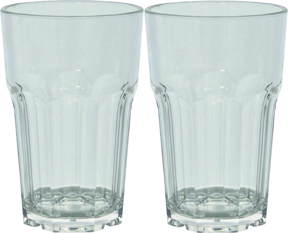Eurotrail Wasserglas - 285 ml - 2 Stk. - transparent