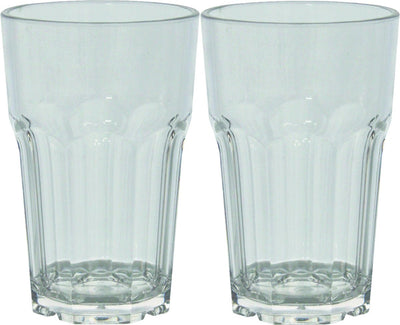Eurotrail Wasserglas - 285 ml - 2 Stk. - transparent