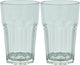Eurotrail Wasserglas - 285 ml - 2 Stk. - transparent
