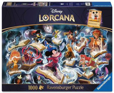 Ravensburger Puzzle Disney Lorcana Glimmers of the Realm: Steel - 1000 Teile.