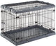 Ferplast Superior Hundebox grau – Bank – 92 x 58 x 62 cm