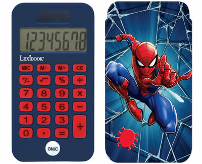 Lexibook Spiderman 8-stelliger Taschenrechner mit Schutzhülle