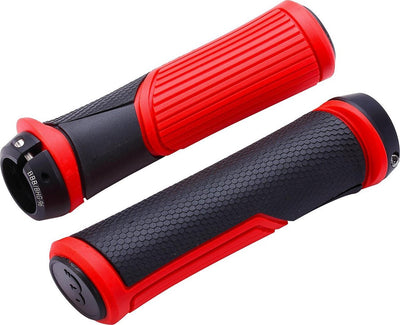 Bbb Cycling Ergonomische Griffe Fahrrad Cobra – Ergonomische Fahrradgriffe mit maximalem Komfort – Länge 142 mm – Schwarz Rot – Bhg-96
